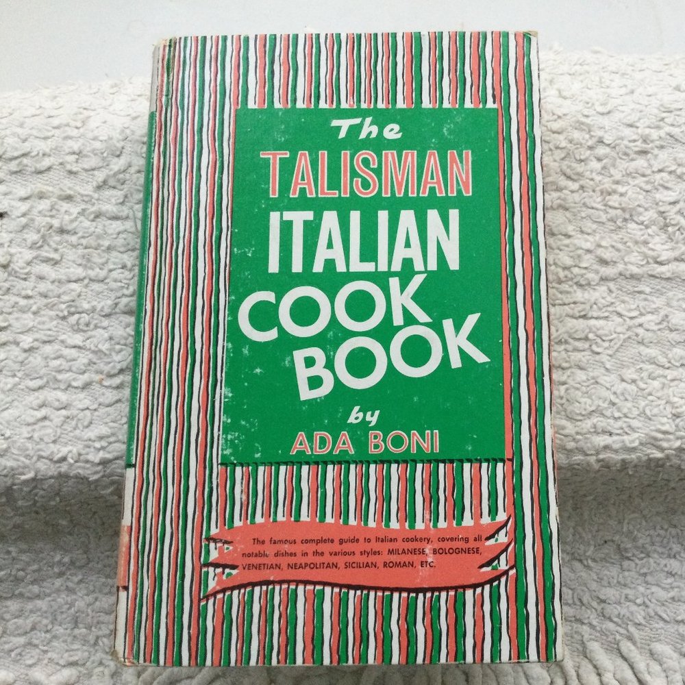 ITALIAN TALISMAN COOKBOOK  Vintage  1974